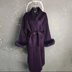 long Purple coats