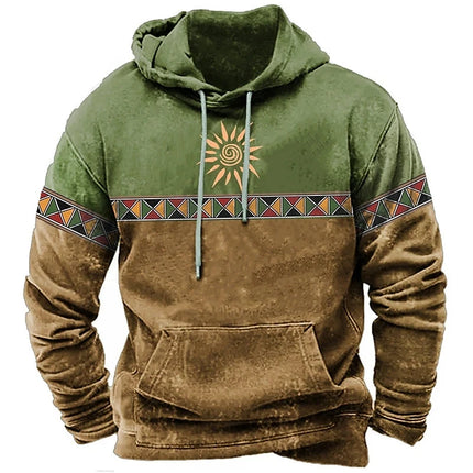 Vintage Totem Autumn Sweatshirt 3D Print Hoodies Loose Men/WOMEN Hoodie Holiday Hoodie Long Sleeve Coat Men Clothing