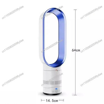 Ventilatore senza foglie, ventilatore elettrico domestico, senza pagine, circolazione, testata del letto, desktop da pavimento