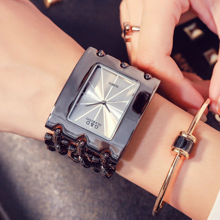 Orologio da donna di marca di lusso Abito con strass Orologi da polso da donna Eleganti orologi femminili in oro per le donne Montre Femme 2025 platinumshop