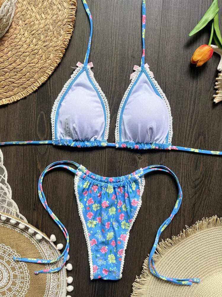 Micro Bikini Push Up Costumi da bagno donna 2025 Costumi da bagno femminili sexy Bikini brasiliano Perizoma Biquini Costumi da bagno Stampa Beachwear platinumshop