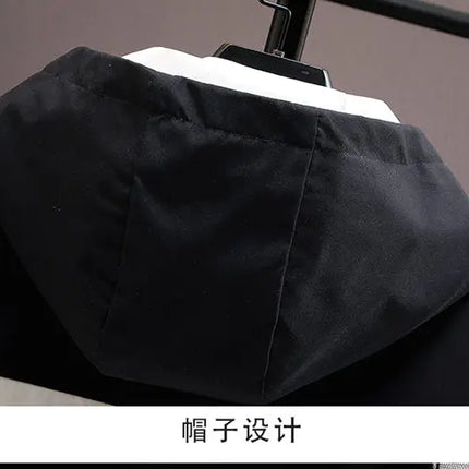 Autumn Casual Men Sets Two Pieces Fashion Korean Trend Hooded Jacket + Pants Spring Baseball Uniform Suit Man Outfit