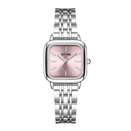 Orologio da donna di lusso Orologio da polso al quarzo da donna con cintura in acciaio alla moda delle migliori marche Montre Femme Bellissimi regali Orologi da donna di lusso platinumshop
