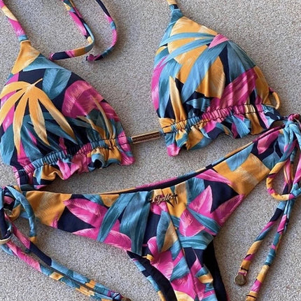 RUOTONGSEPT Bikini da Donna 2022 Nuovo Costume da Bagno Femminile Sexy Set Bikini Push-up per Nuoto e Bagno platinumshop