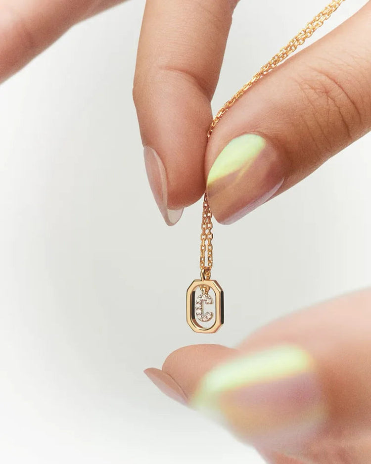 New 925 Sterling Silver Letter Necklace Personalized Charming English Alphabet Pendant Collar Birthday Gift  Exquisite Jewelry PlatiNum