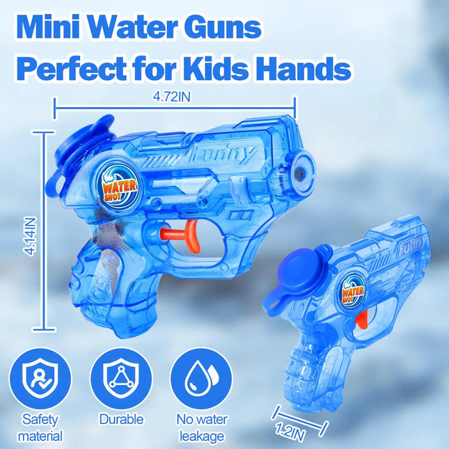 Mini Water Gun for Kids, Small Water Pistols, Pool Sprayers and Blasters, Summer Water Games for Beach and Outdoor Activities