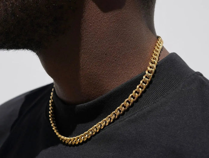 3-11MM Classic Cuban Chain Necklace for Men Women,Silver Black Gold Grey Color Stainless Steel Chains,Basic Punk Jewelry Gift PlatiNum