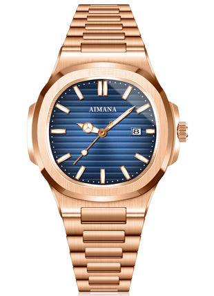 Men's Ultra-Thin Waterproof Quartz Watch with Calendar, High-End Lightweight Design for an Elegant Look