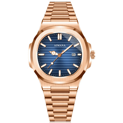 Orologio al Quarzo Ultra-Sottile Impermeabile da Uomo con Calendario, Design Leggero di Alta Gamma per un Look Elegante