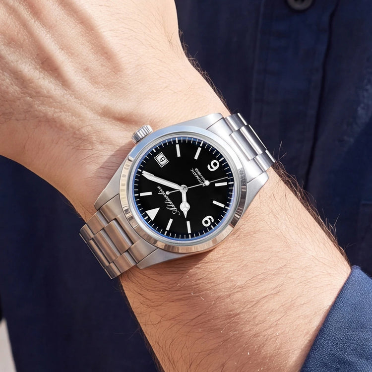ADDIESDIVE AD2556 Men Luxury Automatic Watch ST2130 Movement 36mm Explorer Style Sapphire Bubble Crystal BGW9 Luminous 100M Wate