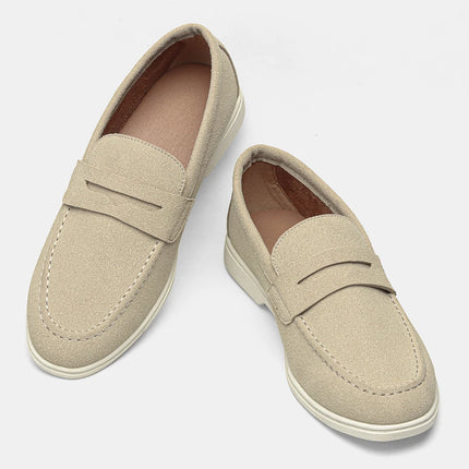 Mocassini da Uomo Comodi e Traspiranti, Scarpe in Pelle Estive alla Moda