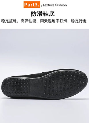Mocassino 2026 ‌   Scarpe da uomo leggere estive, modello mocassino, slip-on traspiranti casual con mezza soletta, per uomo