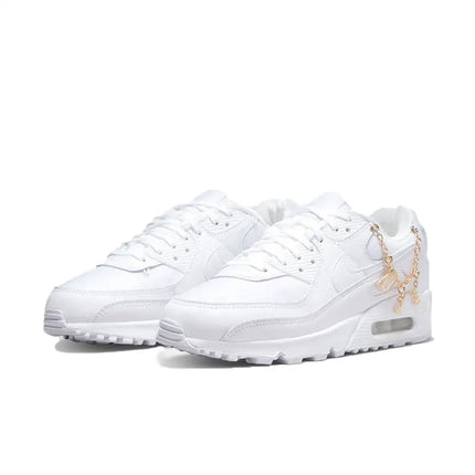 Nike Air Max 90 Women's Sneakers Air Max Cushioning Classic Retro Design Comfort Durable Casual Shoes DH0569-100