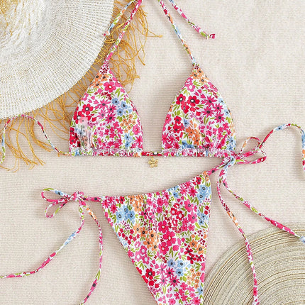 Costume da bagno donna micro bikini sexy 2026 Trend bikini perizoma in due pezzi Set costumi da bagno donna con lacci da spiaggia per costume da bagno donna PlatiNum