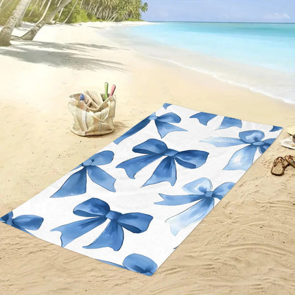 Asciugamano da spiaggia grande bohémien da 1 pezzo, telo da bagno stampato con fiori a righe, nuoto all'aperto, vacanze, telo da mare da campeggio