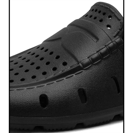 Mocassini Comodi da Uomo in Pelle, Scarpe Antiscivolo da Guida, Sandali Estivi, Zoccoli Casual con Punta Tonda, Scarpe da Lavoro Slip-on