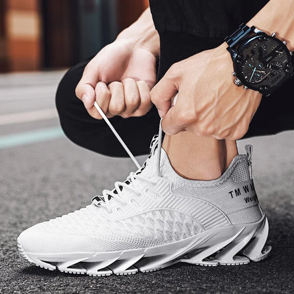 Scarpe da uomo Moda Mesh Traspirante Scarpe da ginnastica di alta qualità Piattaforma Suola morbida Tendenza casual Scarpe da corsa versatili Tenis Masculino