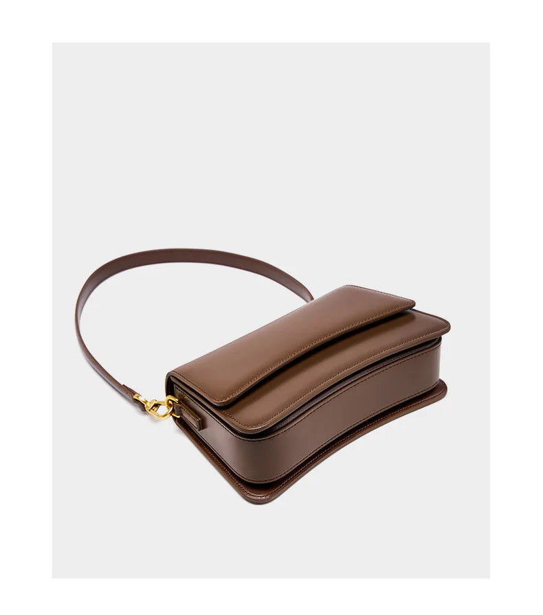 YANATARI underarm cowhide Genuine leather handbags women vintage shoulder bag female luxury bags womens high quality 2025