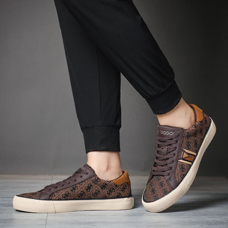 Soft Casual Leather Mens Sneakers New Arrival Casual Shoes Sports Walking Outdoors Skateboard Footwear Tenis Masculino BD25025