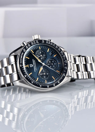 PAGANI DESIGN Nuovo Orologio da Uomo di Lusso al Quarzo con Vetro Zaffiro AR, Cronografo Sportivo Impermeabile 500 ATM, Movimento Giapponese, Luminoso, in Acciaio 316L