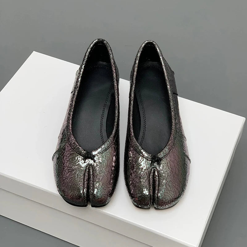 Roundtoe midheel shoes Womens Genuine leather High heels Sheepskin Pleated Tibi splittoe shoes Women Mary Jane shoes Designer