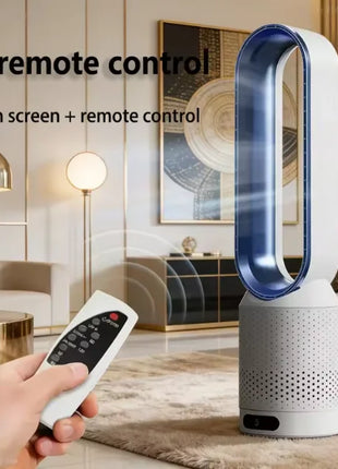 NUOVO Ventilatore Senza Pale 2026 per Purificazione dell'Aria Domestica, Circolazione Ultra Silenziosa, Ventilatore a Torre per Dormitorio