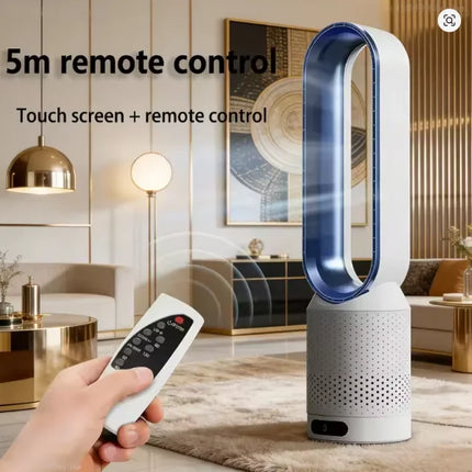 NUOVO Ventilatore Senza Pale 2026 per Purificazione dell'Aria Domestica, Circolazione Ultra Silenziosa, Ventilatore a Torre per Dormitorio
