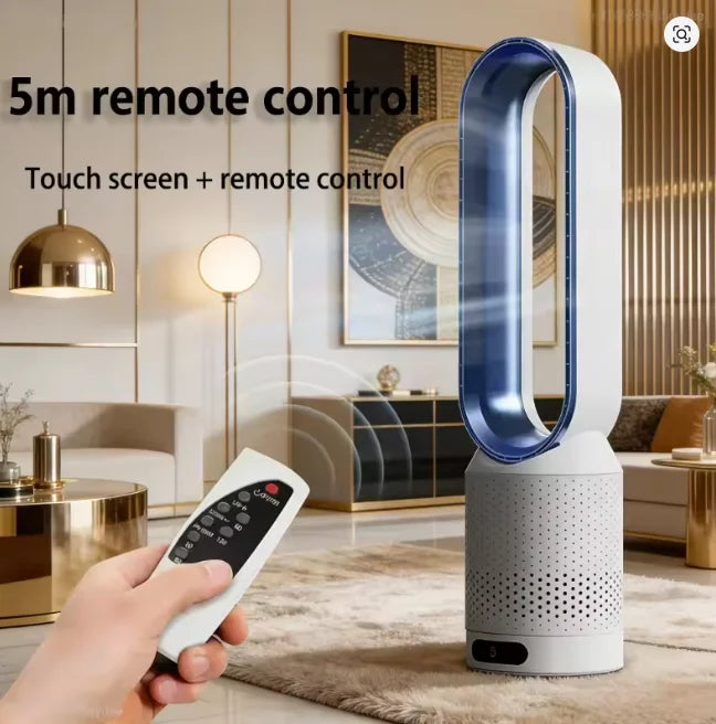 NUOVO Ventilatore Senza Pale 2026 per Purificazione dell'Aria Domestica, Circolazione Ultra Silenziosa, Ventilatore a Torre per Dormitorio