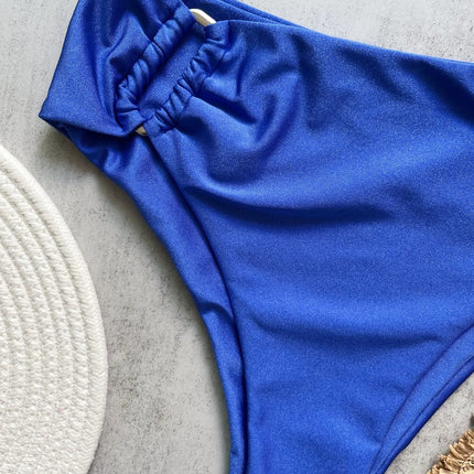 Bikini a Fascia Push-Up Donna 2024, Costume da Bagno Sexy Femminile, Set Bikini Brasiliano con Perizoma, Tinta Unita, Abbigliamento da Spiaggia platinumshop