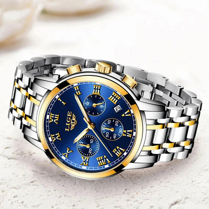 LIGE 2024 nuove donne di moda orologi da donna top brand di lusso creativo bracciale da donna in acciaio orologi orologio impermeabile al quarzo femminile platinumshop