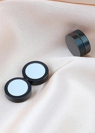 1/16 paia di orecchini a bottone magnetici da uomo in acciaio inossidabile con croce Non penetrante orecchini a cerchio Unisex CZ Magnet Clip on Earring platinumshop