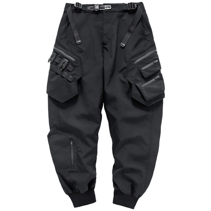 2024 Winter Warm Tactical Pants Men Fashion Functional Multi Pockets Cargo Trousers Hip Hop Streetwear Joggers Pant Techwear
