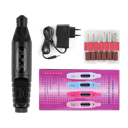 Pen‑Form Manicure Pedicure Grinding Machine Compact Electric Nail Polisher Drill For Daily Nail Grooming And Diy Hand‑Made Nail Creation