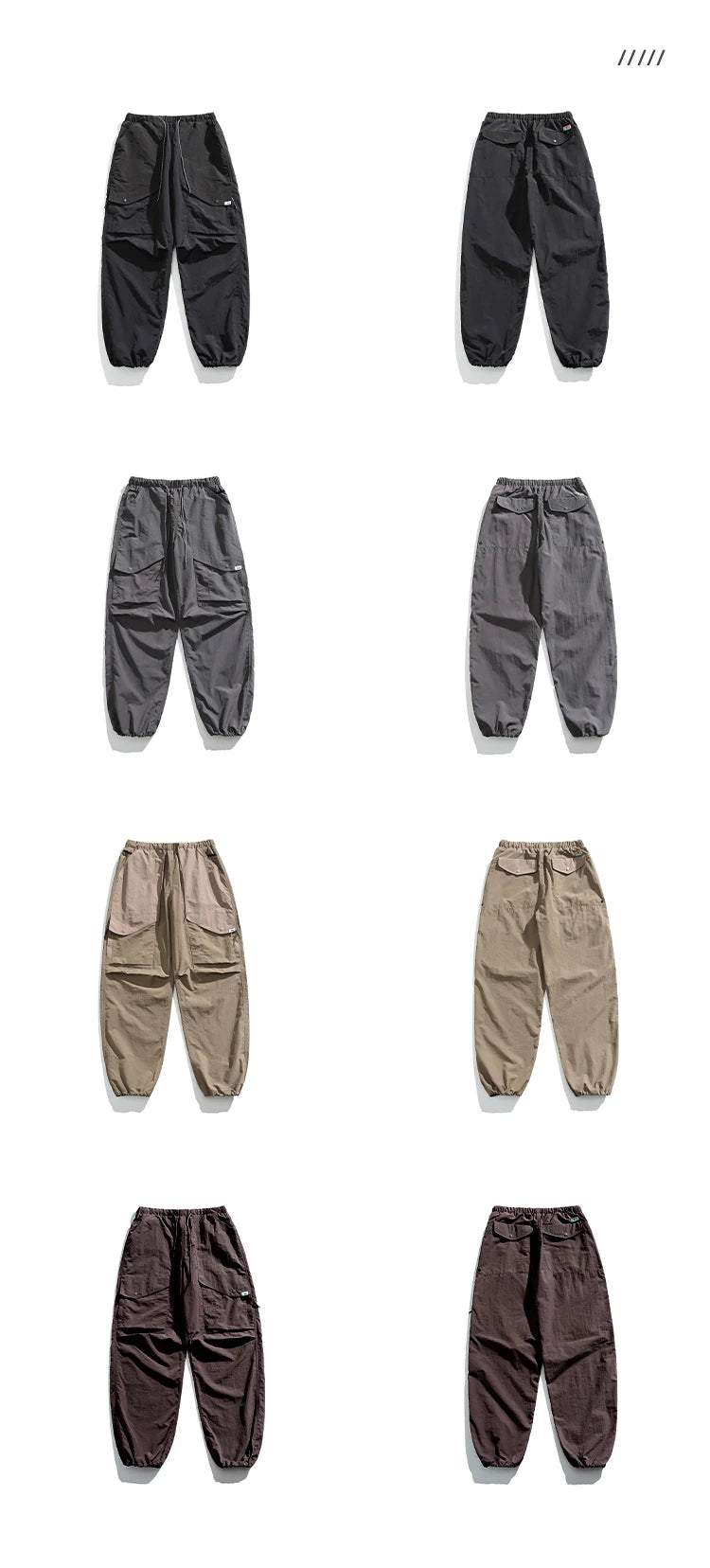 Spring Summer Korean Outdoor Functional Waterproof Cargo Pants For Men Clothing Harajuku Joggers Casual Breathable Pants Male