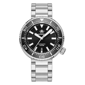 ADDIESDIVE Men's Automatic Mechanical Watch Sapphire Glass Super Luminous Watches Stainless Steel Hombre 100Bar Waterproof