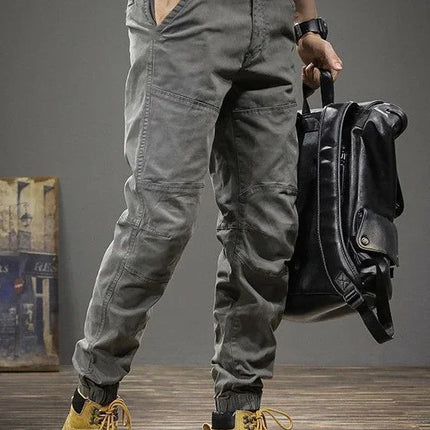 Grey Men's Cargo Pants Multipockets Black Male Trousers Multi Pocket Slim Techwear Harajuku Korean Style Cotton Nylon Y2k Luxury