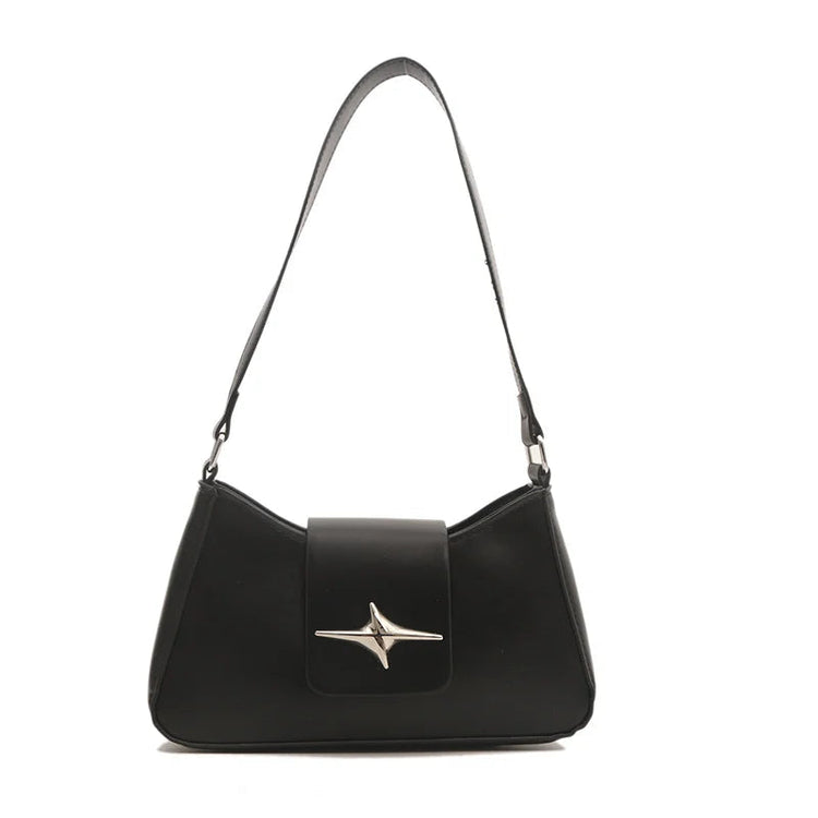 New Style Women's Bag with Lock Closure Fashionable Women Bag Trendy Embossed Women's Shoulder Bag Popular Crossbody Bag PlatiNum