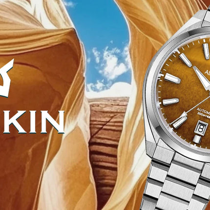 AddiesKin K010 Automatic Watch for Men Natural Tiger Eye Dial Miyota 9015 Movement Sapphire Crystal 200 Waterproof Luminous Gift
