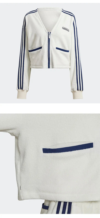 Adidas Originals Women's Fashion Jacket Sport Knit Cardigan HL6585