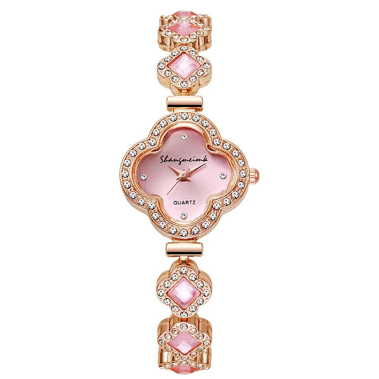 LByzHan Orologio da donna vintage con diamanti e piccolo polso verde senza scatola platinumshop