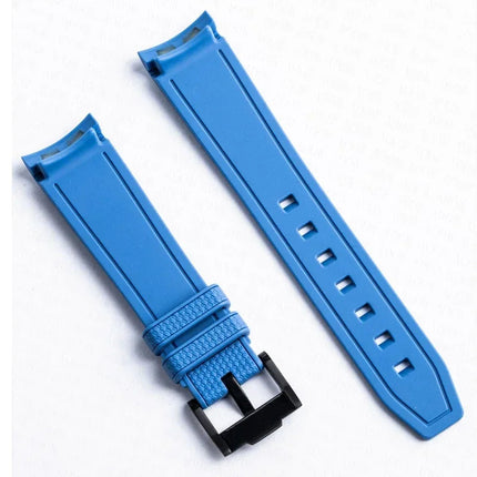 Cinturino in gomma per Swatch X Omega Joint MoonSwatch Cinturino sportivo impermeabile da 20 mm Cinturino con estremità curva in silicone per uomo donna platinumshop