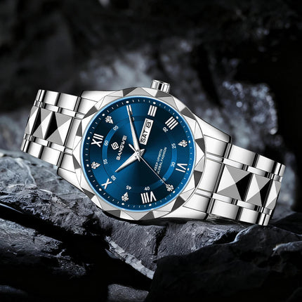 BANGWEI Orologio da donna Orologio di moda classico elegante di lussoBusiness Casual Data Orologi da donna al quarzo luminoso impermeabile in acciaio inossidabile platinumshop