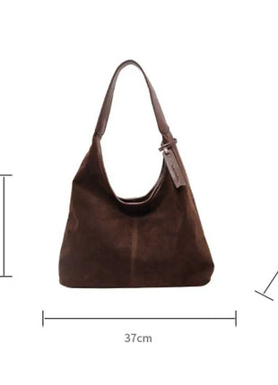Women Suede Shoulder Bag with Zipper Hobo Bags Large Capacity Handbag Slouchy Bag Commuter Travel Bag Purses and Handbags PlatiNum