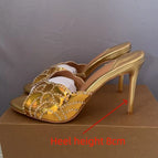 slipper gold 8cm