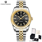 PAGANI DESIGN Luxury Men's Automatic Mechanical Watch Top Sapphire Stainless Steel 100m Waterproof Business Leisure Watch