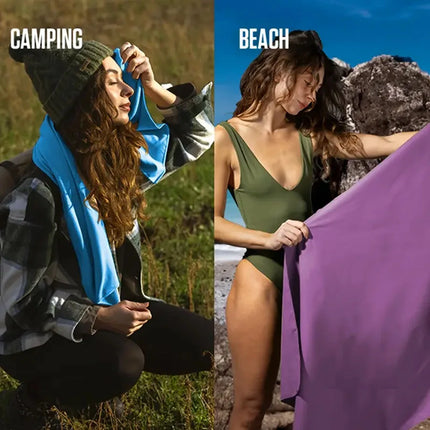 Super absorbent quick-drying soft travel towel for outdoor sports, can be used for travel, yoga, beach, bathing