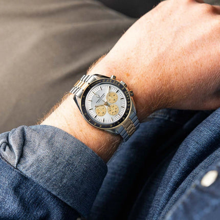 PAGANI DESIGN 500 Orologio da Uomo di Lusso con Cronografo Sportivo, Quadrante Tondo, Vetro Zaffiro AR, Movimento Giapponese, Acciaio 316L, Luminoso platinumshop