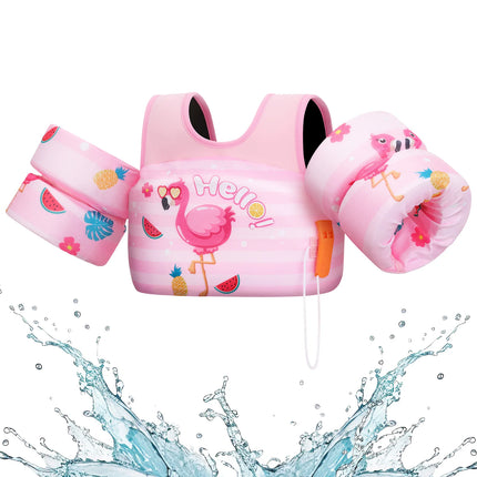 Children's Life Jacket Children's Swimming Arm Floating Whistle Life Vest Baby Swimsuit Safety Foam Pool Accessories for Kayak