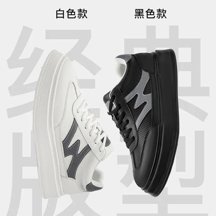 Hot selling Breathable Thick soled Trendy waterproof Durable Casual height increasing shoes Increase by 6 centimeters