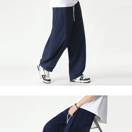 2025 vendite calde pantaloni a gamba larga pantaloni casual da uomo stili giapponesi pantaloni Harun da uomo streetwear moda hip hop pantaloni lanterna allentati